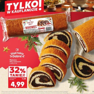 Makowiec 450 g promocja w Kaufland