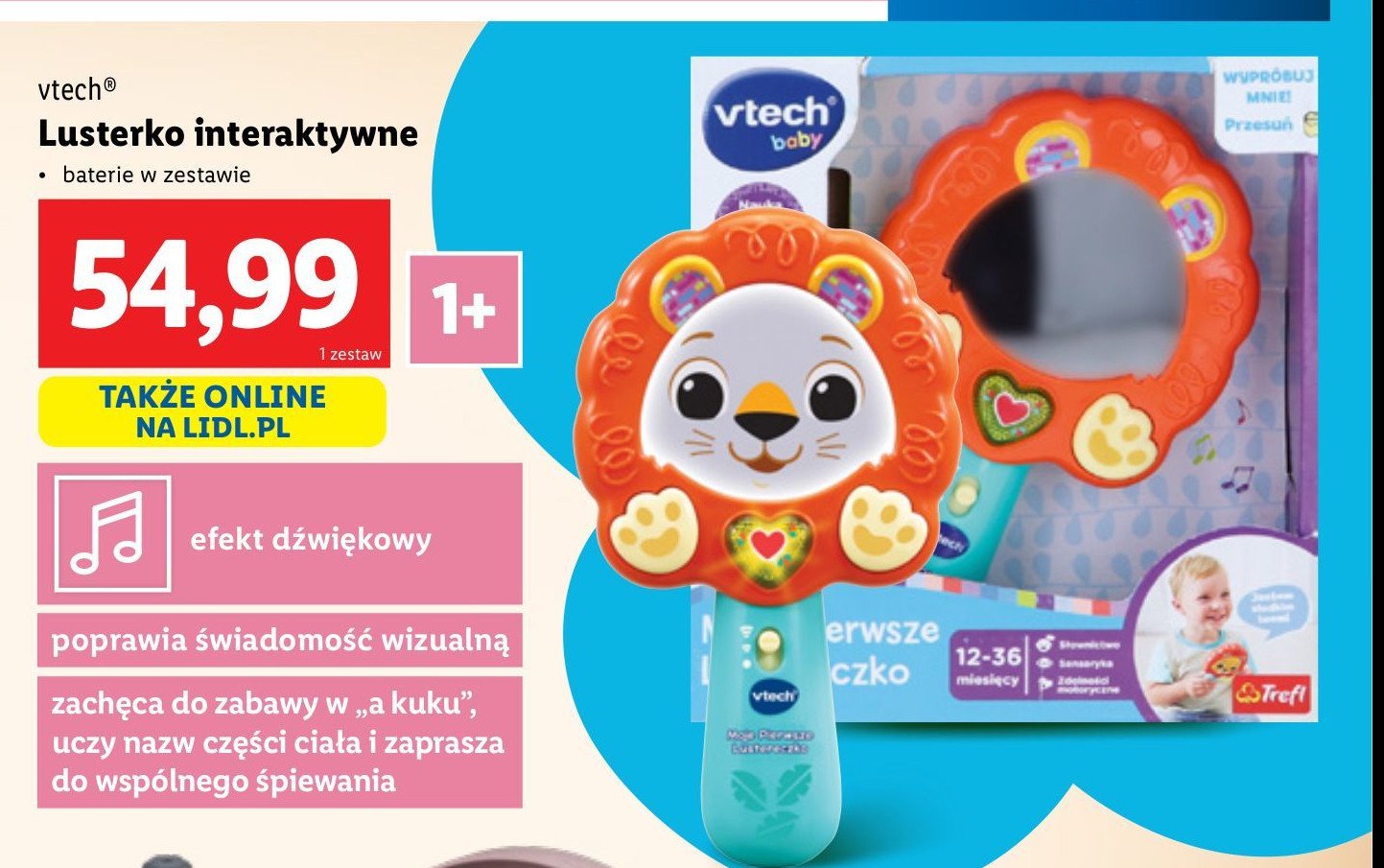 Lusterko ineteraktywne Vtech promocja