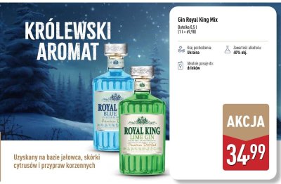Gin Royal King Mix promocja w Aldi