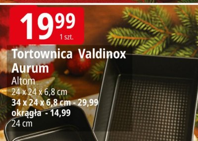 Tortownica Valdinox Aurum Altom promocja w Leclerc