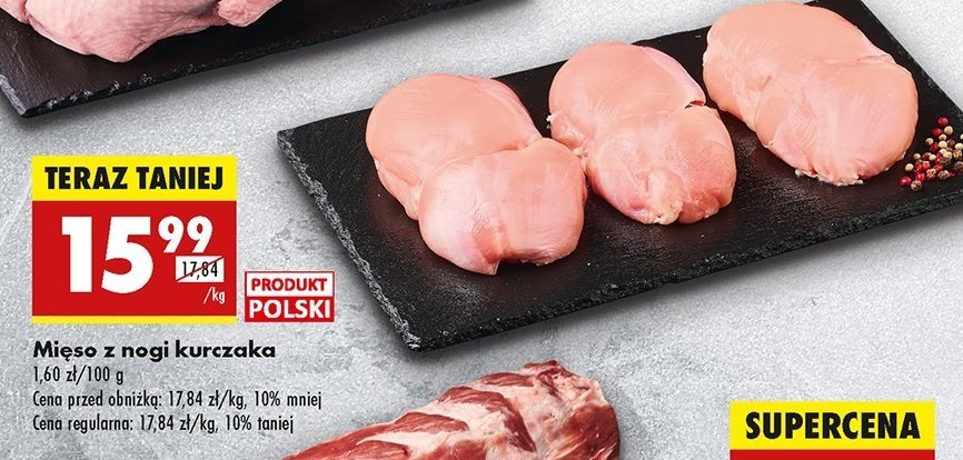 Mięso z nogi kurczaka promocja w Biedronka