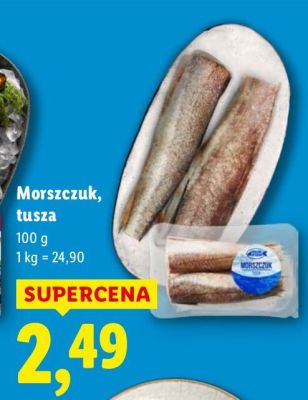 Morszczuk, Dorsz, tuszcz 100 g promocja w Lidl