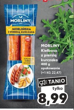 Kiełbasa z piersi kurczaka Morliny promocja