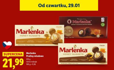 Praliny miodowe, różne rodzaje promocja w Lidl