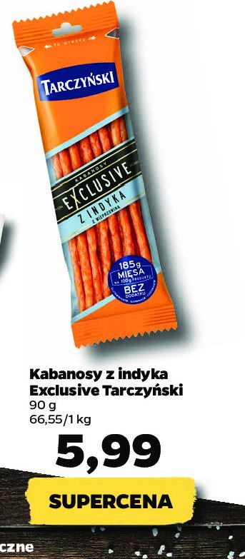 Kabanosy z indyka Tarczyński exclusive promocje