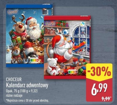 Kalendarz adwentowy, różne rodzaje promocja w Aldi