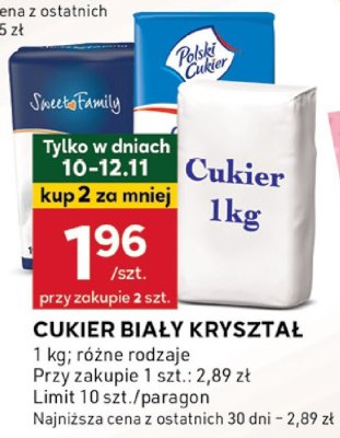 Cukier biały kryształ promocja w Stokrotka