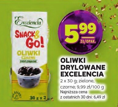 Oliwki drylowane Excelencia promocja w Stokrotka