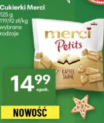 Cukierki Merci Petits 125g promocja w Delikatesy Centrum
