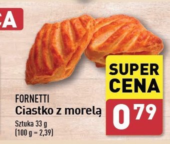 Ciastko z morelą FORNETTI promocja