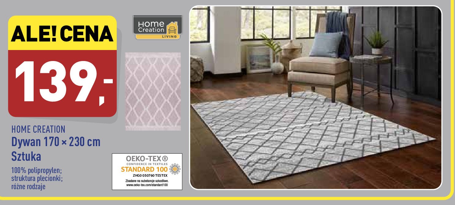 Dywan 170 x 230 cm Home creation promocja