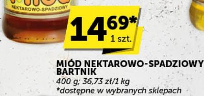 Miód nektarowo-spadziowy Bartnik promocja w Euro Sklep
