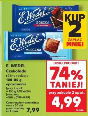 Czekolada promocja w Kaufland
