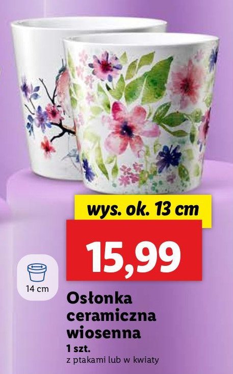Os艂onka ceramiczna wiosenna promocja