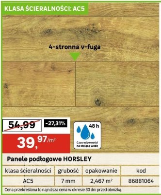 Panele podłogowe HORSLEY promocja w Leroy Merlin
