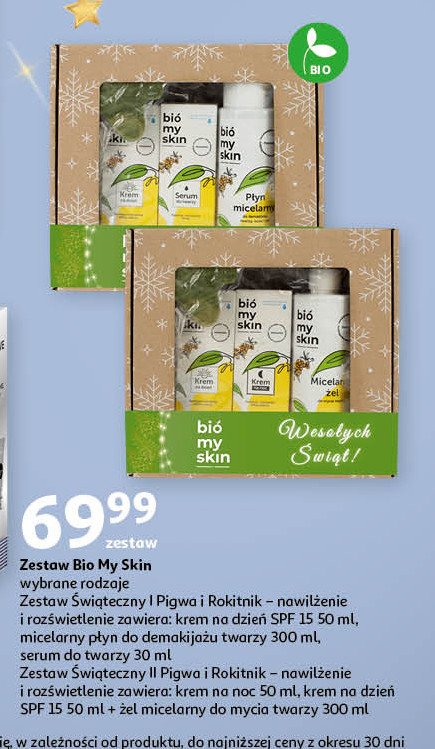 Zestaw kosmetyków w pudełku ii pigwa i rokitnik BIO MY SKIN promocja w Auchan