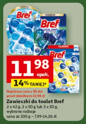 Zawieszki do toalet Bref promocja w Auchan