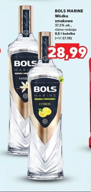 Wódka vanilla Bols marine promocja