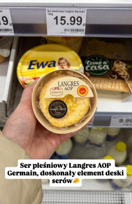 Ser pleśniowy Langres AOP Germain promocja w Dino