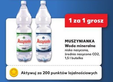 Woda niegazowana Muszynianka promocja w Kaufland