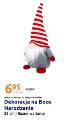 Dekoracja na Boże Narodzenie 25 cm promocja w Action