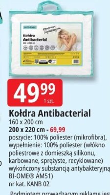 Kołdra Antibacterial promocja w Leclerc