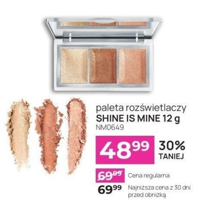 Paleta rozświetlaczy SHINE IS MINE NM0649 promocja w NEONAIL & NEO MAKE UP