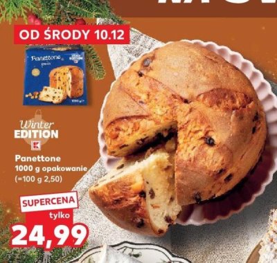 Panettone 1000 g opakowanie promocja w Kaufland
