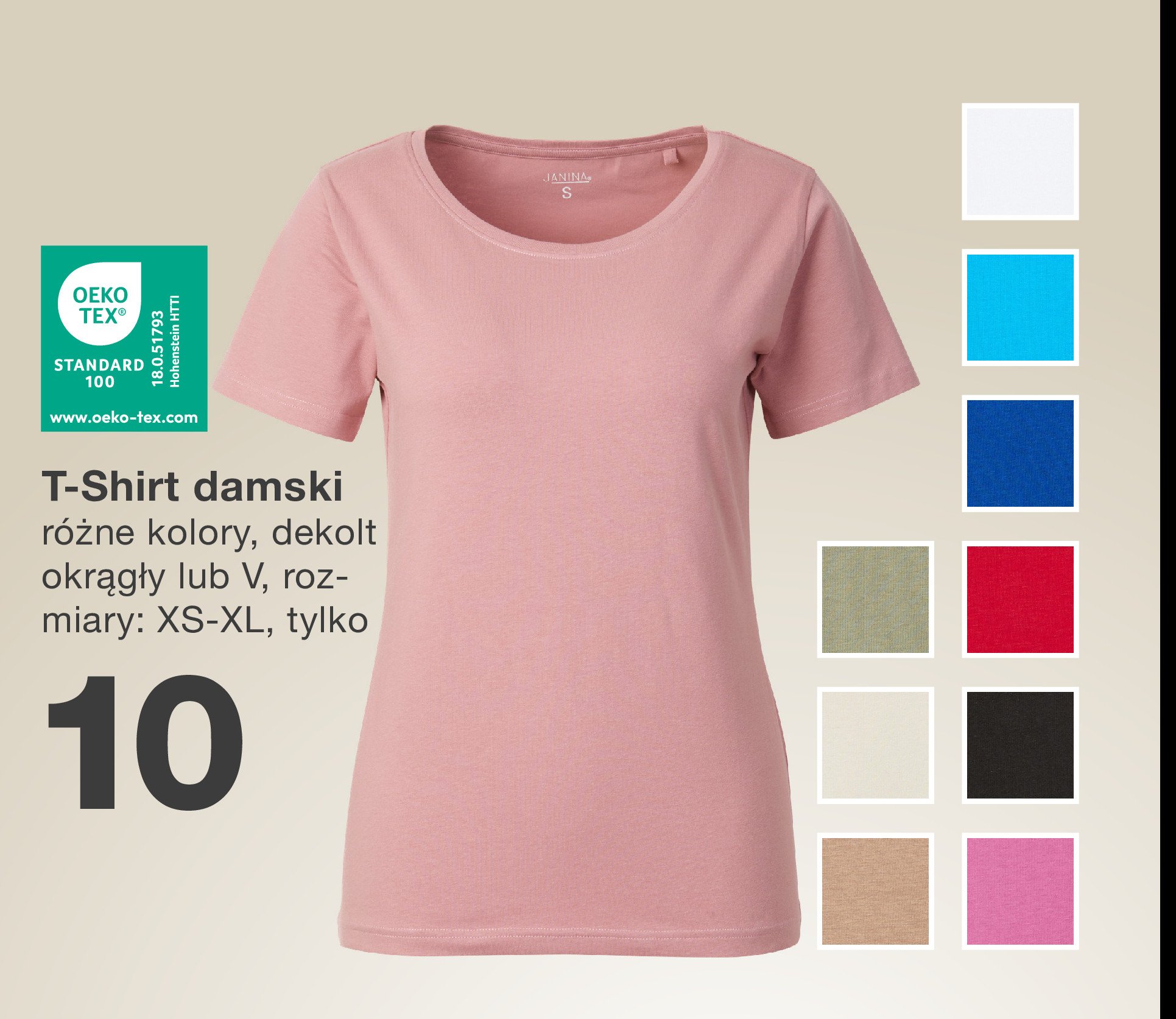 T-shirt damski xs-xl promocja