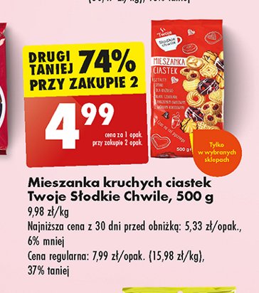 Mieszanka kruchych ciastek Twoje słodkie chwile promocja