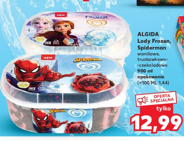 Lody spider-man Algida promocja