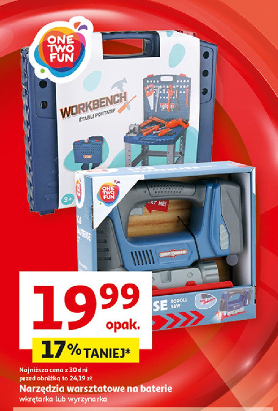 Wyrzynarka One two fun promocja w Auchan