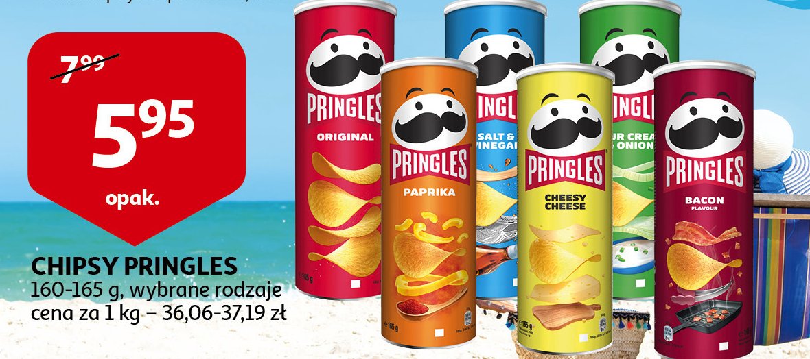 Chipsy paprika Pringles promocja