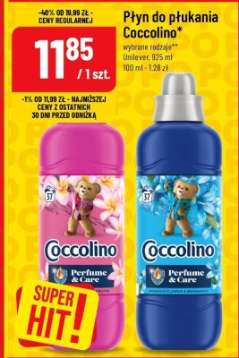 Płyn do płukania Coccolino Unilever wybrane rodzaje promocja w POLOmarket