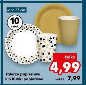 Talerze papierowe 23 cm promocja