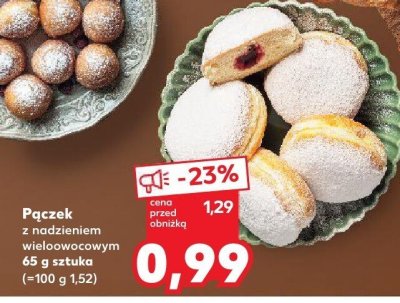 Pączek z nadzieniem wieloowocowym promocja w Kaufland