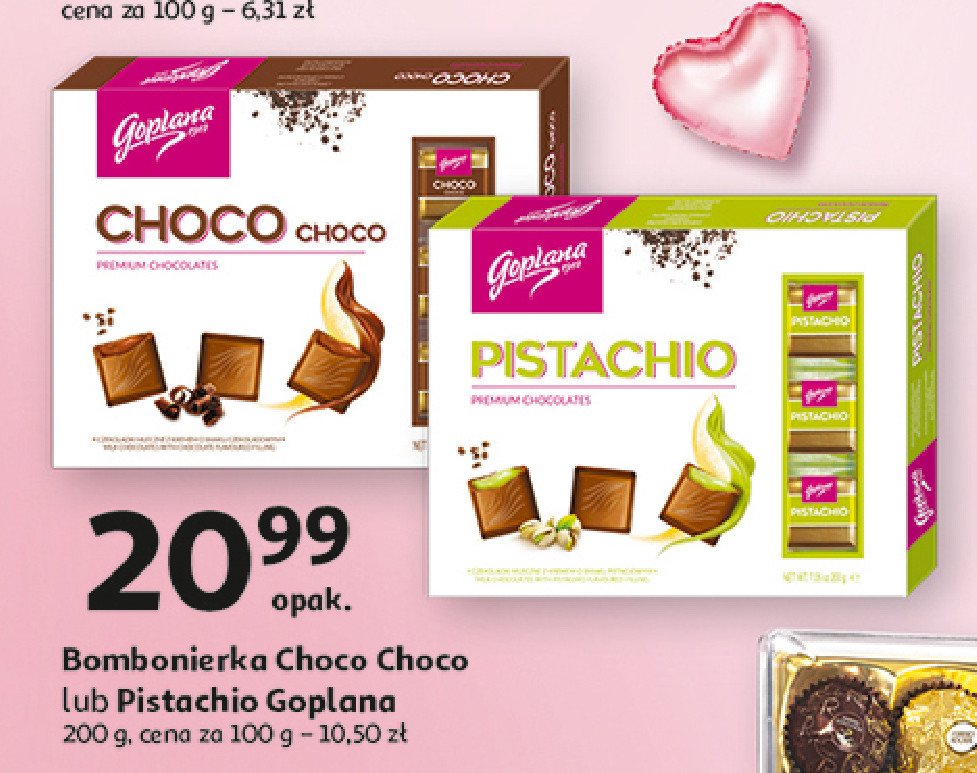 Czekoladki choco choco Goplana promocja