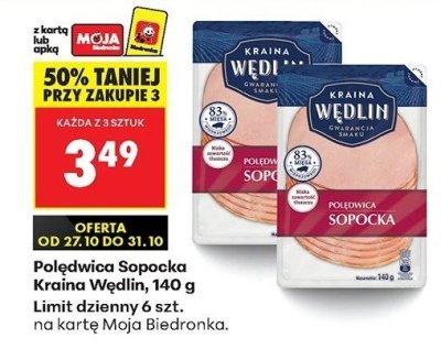 Polędwica Sopocka  promocja w Biedronka