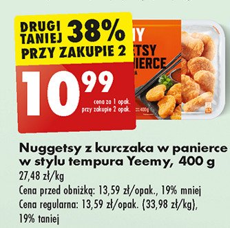 Nuggetsy w panierce Yeemy promocja