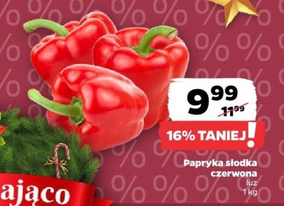 Papryka słodka czerwona promocja w Netto
