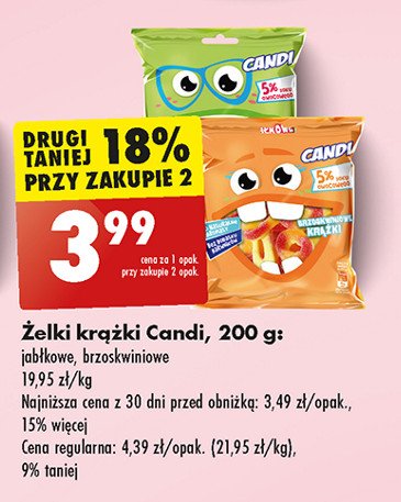 Żelki jabłkowe Candi promocja