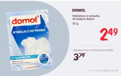 Wybielacz w proszku do białych tkanin  promocja w Rossmann