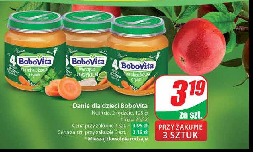 Marchewka z ry偶em Bobovita promocja