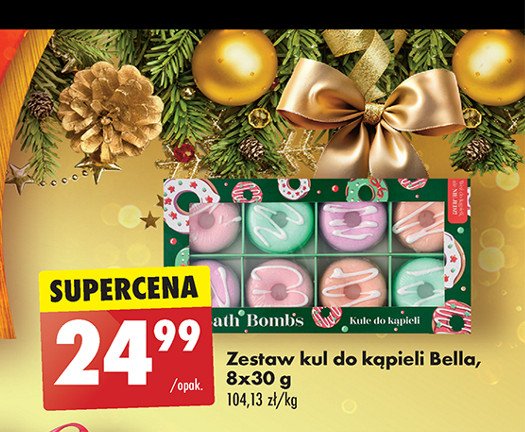 Zestaw kul do kąpieli donuts Bella promocja w Biedronka