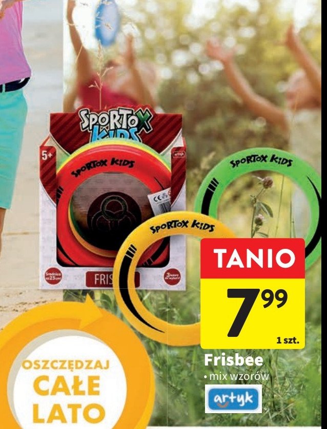 Gra frisbee Artyk promocja