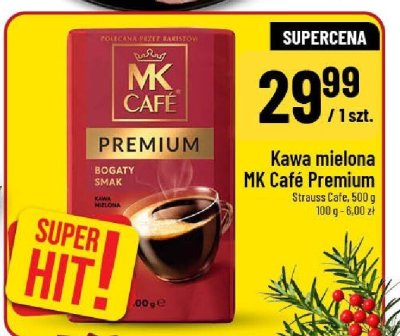 Kawa mielona MK Cafe Premium promocja w POLOmarket