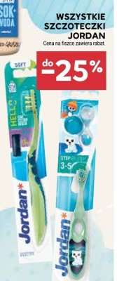 Wszystkie szczoteczki Jordan promocja w Stokrotka