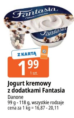 Jogurt kremowy z dodatkami Fantasia Premium promocja w Leclerc