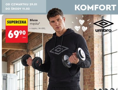 Bluza męska Umbro promocja w Biedronka