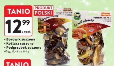 Borowik suszony promocja w Intermarche